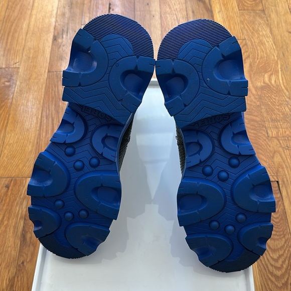 SOREL Brex Chelsea Weatherproof Leather Boot in Black & Cobalt Blue - Picture 7 of 7